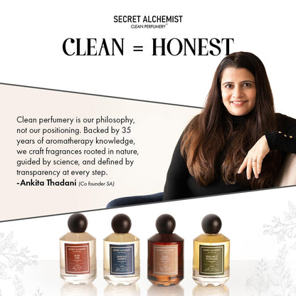 Secret Alchemist Madurai Jasmine Eau de Parfum (EDP) 100ml - Unisex Perfume, Approximately 800 Sprays - in use