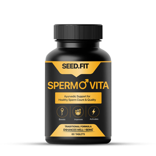SEED.FIT Spermovita Ayurvedic Tablets, 60 Count, Men's Herbal Supplement