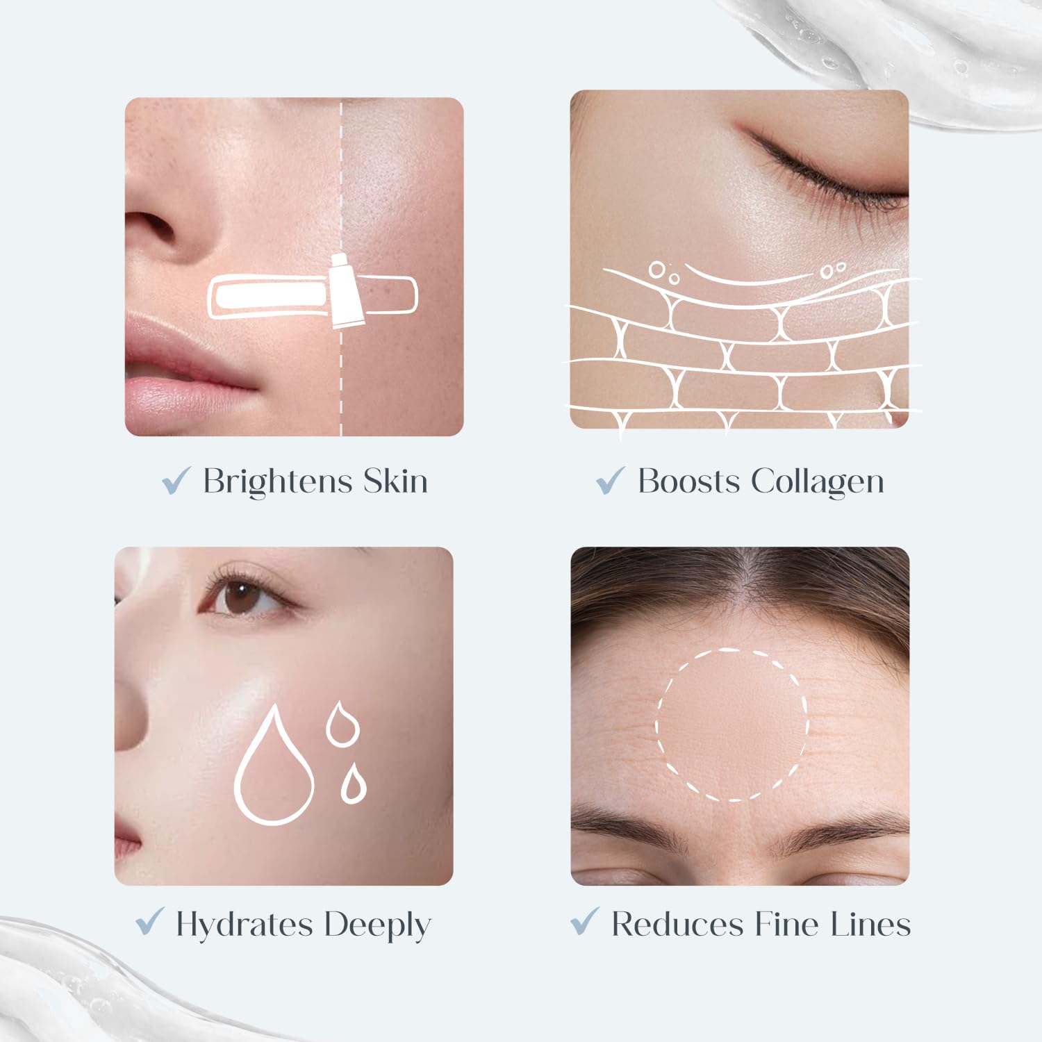SEOULSKIN Dual Care Face Moisturizer Cream 50g, 2-in-1 Facial Moisturizer with Kojic Acid, Niacinamide and Peptides, Unisex N