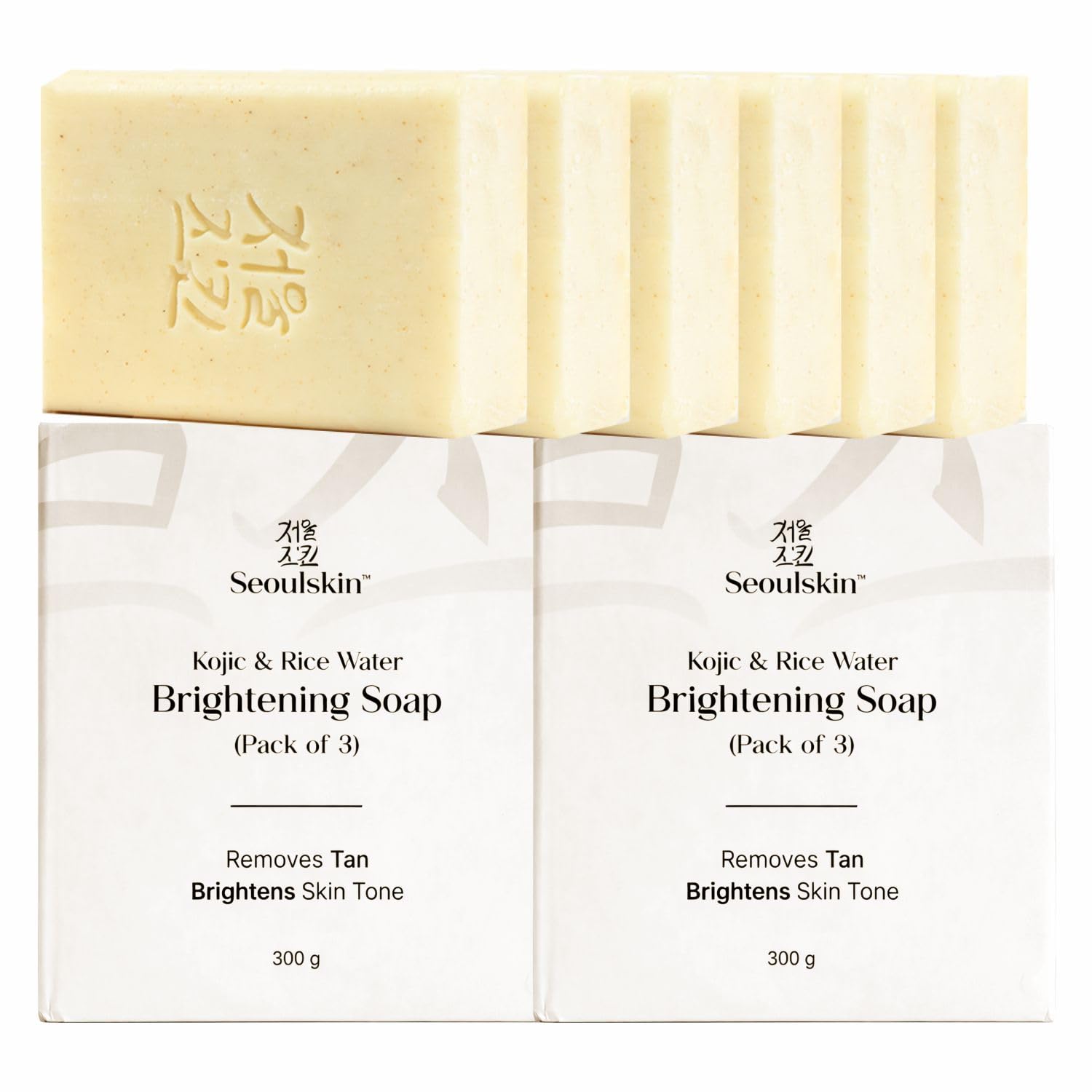 SEOULSKIN Kojic & Rice Water Brightening Soap Bar, 100g, Solid Soap with Niacinamide, Paraben Free (11)