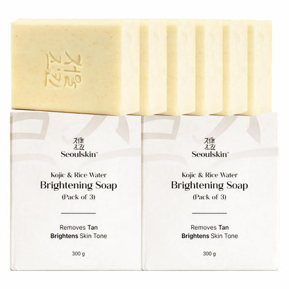 SEOULSKIN Kojic & Rice Water Brightening Soap Bar, 100g, Solid Soap with Niacinamide, Paraben Free (11)