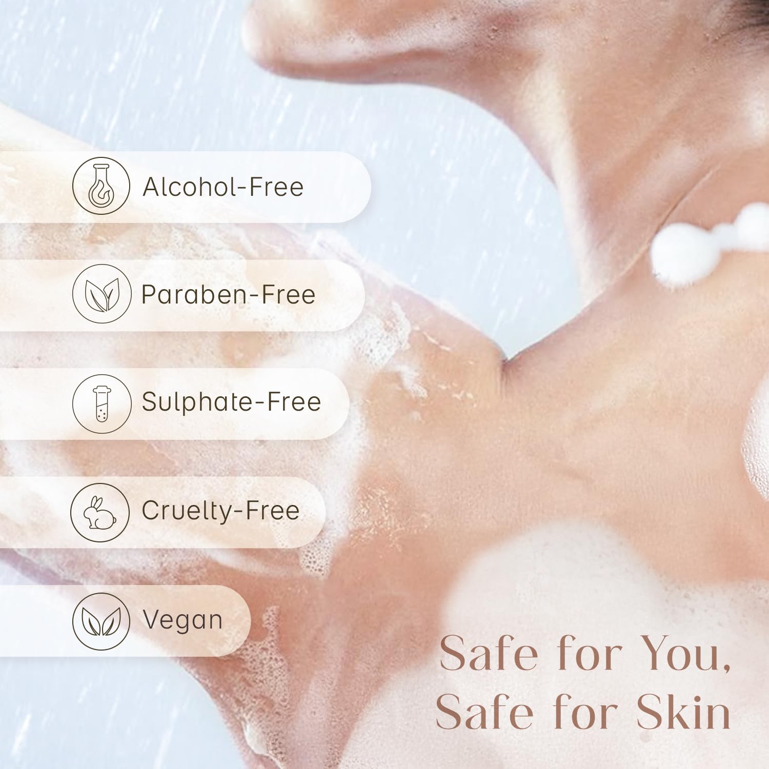 SEOULSKIN Kojic & Rice Water Brightening Soap Bar, 100g, Solid Soap with Niacinamide, Paraben Free - in use