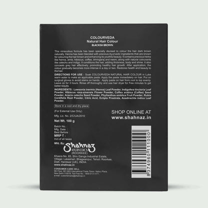Shahnaz Herbals Natural Herbal Hair Color, Ayurvedic Henna Hair Dye - Hair Coloring Agent - ingredients panel