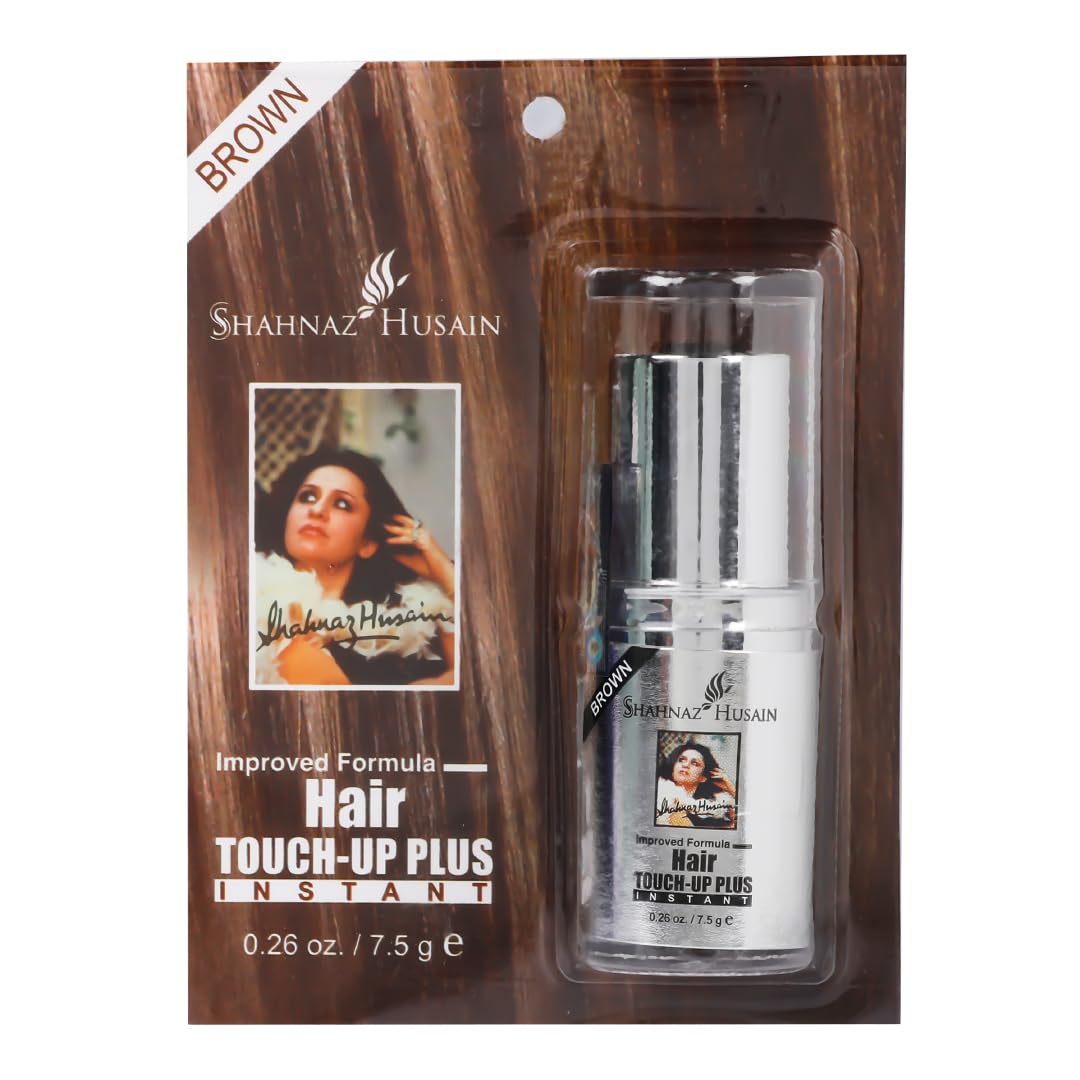 Shahnaz Herbals Shahnaz Husain Instant Hair Touch-Up Plus, 8g, Grey Hair Root Concealer (2)