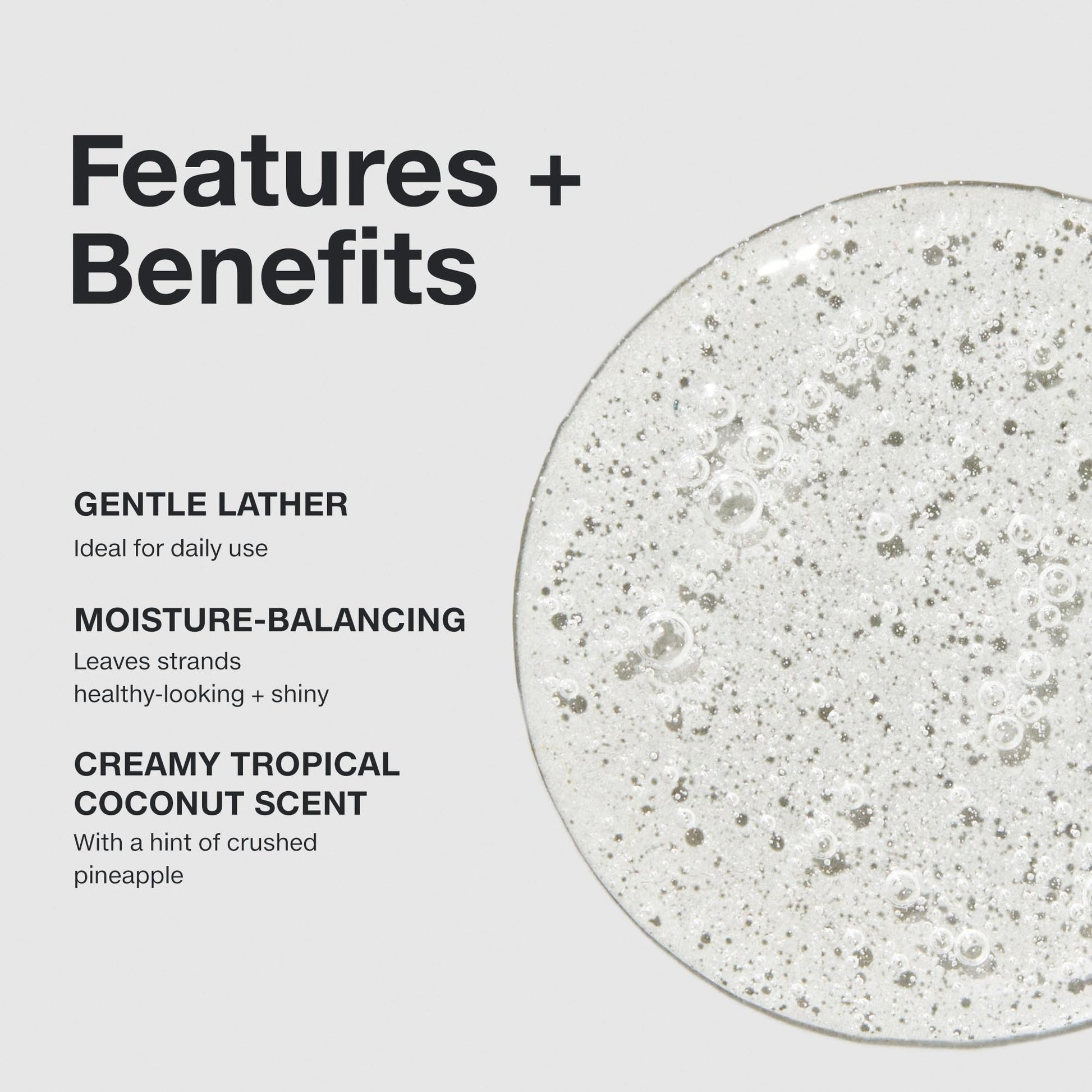 SHAMPOO ONE 300ML - label detail