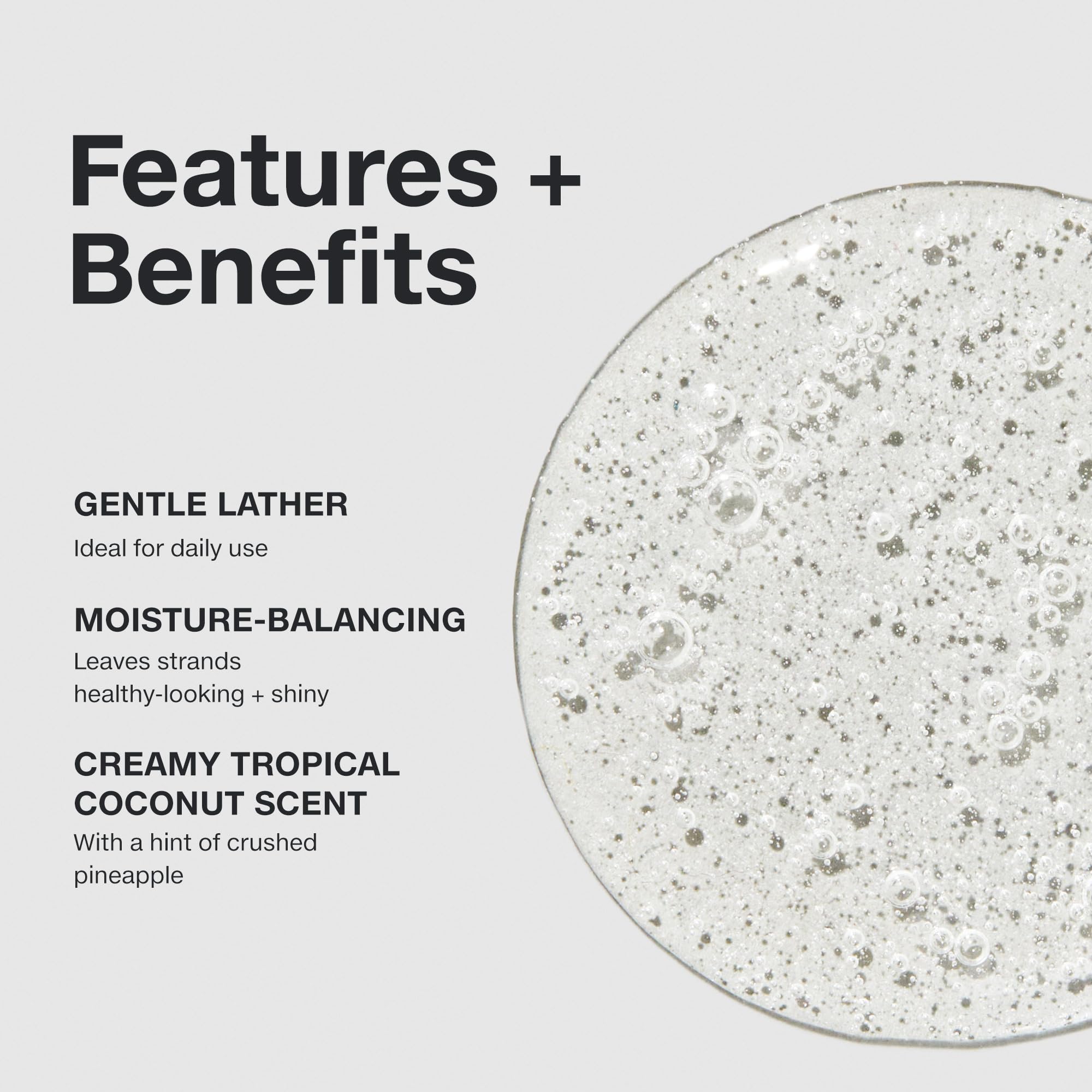 SHAMPOO ONE 300ML - label detail