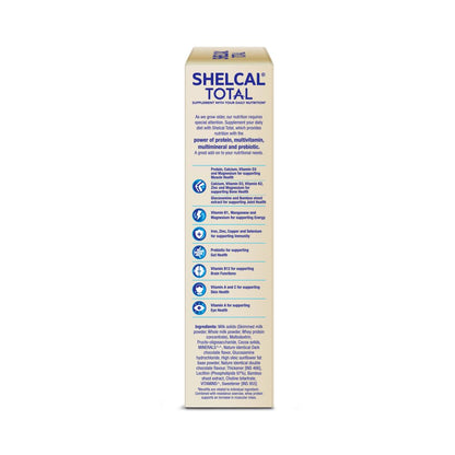 Shelcal Total Nutritional Supplement Powder, 400g, Protein & Multivitamin Blend - back view (12)