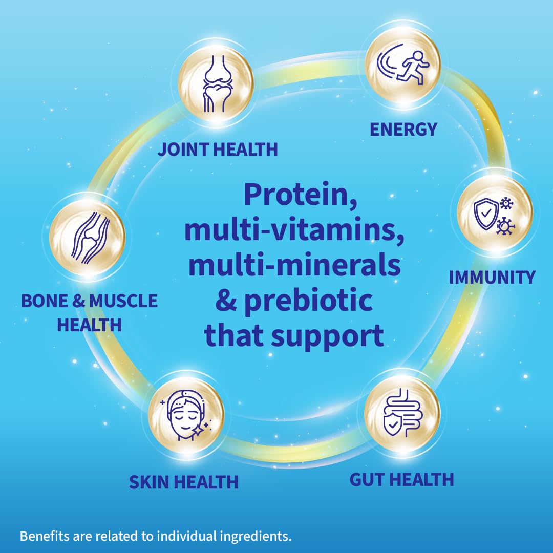 Shelcal Total Nutritional Supplement Powder, 400g, Protein & Multivitamin Blend - front view