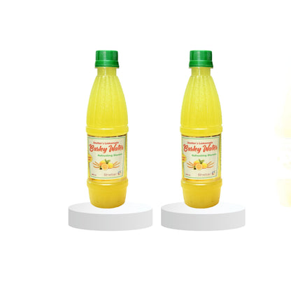 SHELTER Lemonade Barley Water Ayurvedic Drink, No Added Sugar, Ready-to-Drink Herbal Beverage