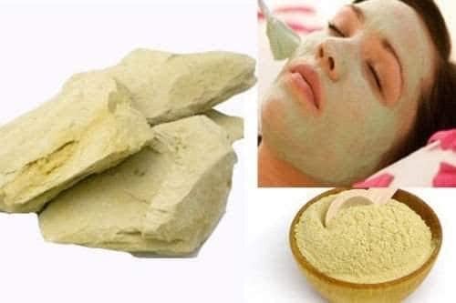 SHOORAAY Multani Mitti Stone - Fullers Earth Calcium Bentonite Clay Face Pack - back view