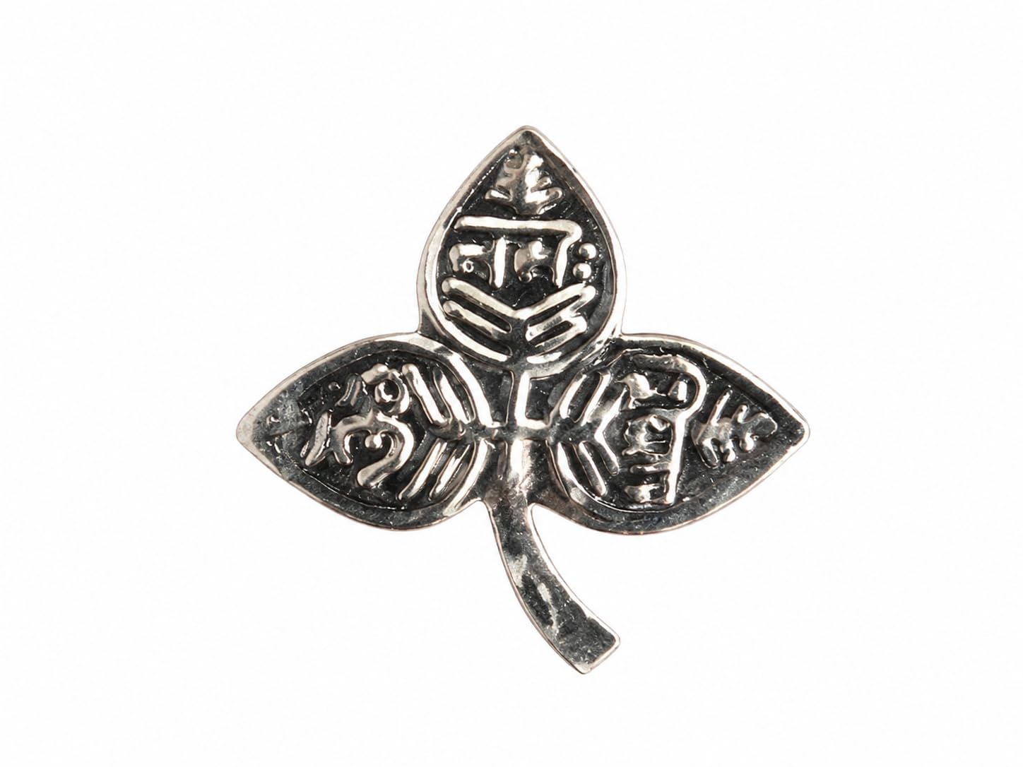 Shree Shyam Enterprises Silver-Plated Metal Bel Patra Leaves for Shivling Pooja - Artificial Bilva Patra for Home Temple Deco