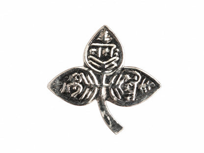 Shree Shyam Enterprises Silver-Plated Metal Bel Patra Leaves for Shivling Pooja - Artificial Bilva Patra for Home Temple Deco