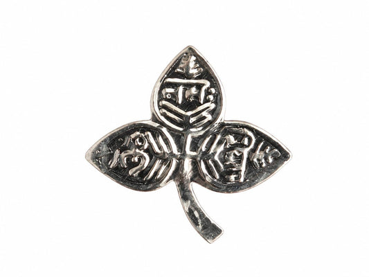 Shree Shyam Enterprises Silver-Plated Metal Bel Patra Leaves for Shivling Pooja - Artificial Bilva Patra for Home Temple Deco