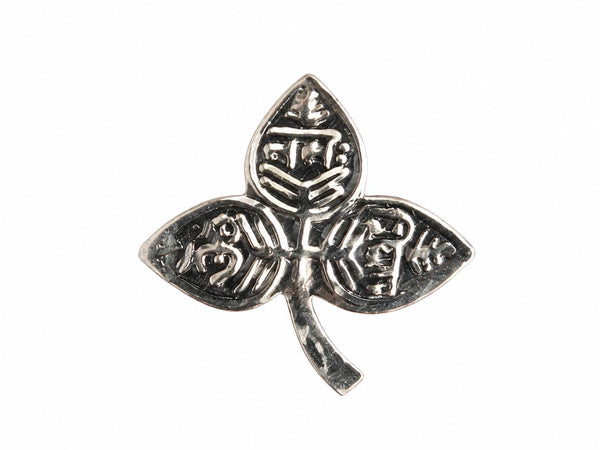 Shree Shyam Enterprises Silver-Plated Metal Bel Patra Leaves for Shivling Pooja - Artificial Bilva Patra for Home Temple Deco