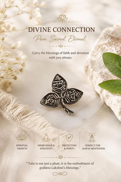 Shree Shyam Enterprises Silver-Plated Metal Bel Patra Leaves for Shivling Pooja - Artificial Bilva Patra for Home Temple Deco