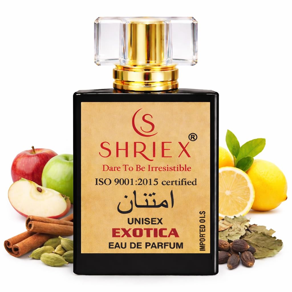 Shriex Exotica Eau de Parfum, 50ml, Unisex Fragrance for Men and Women