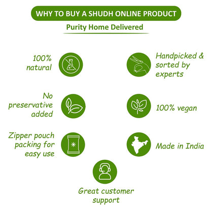 Shudh Online Dry Amla Pieces, Dried Indian Gooseberry, Whole, No Additives, Edible Fruit - ingredients panel