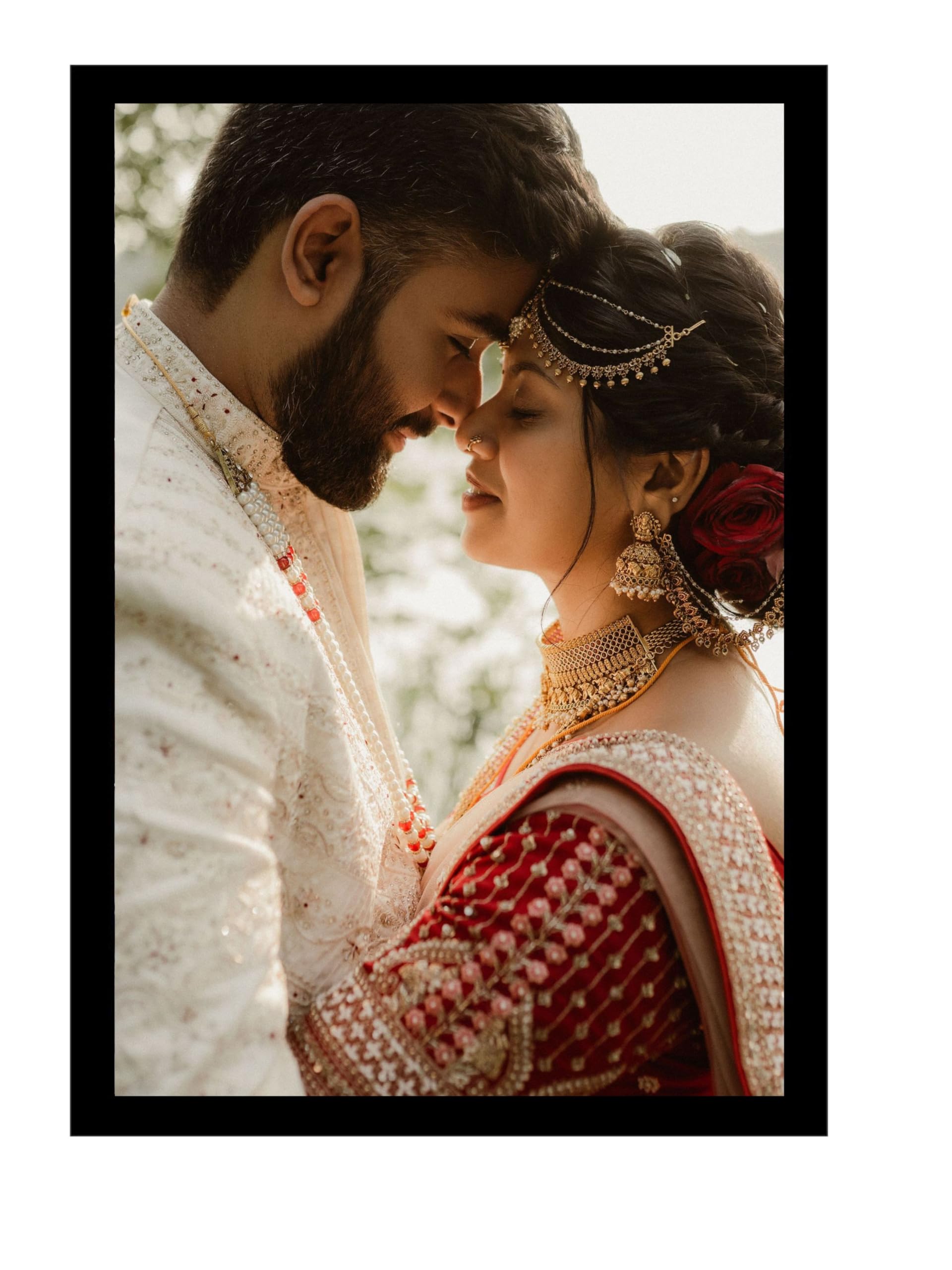 Shyam Baba Customized Photo Collage Frame, A4 Size 8x12 Inches, Wall Mountable Picture Display (12)