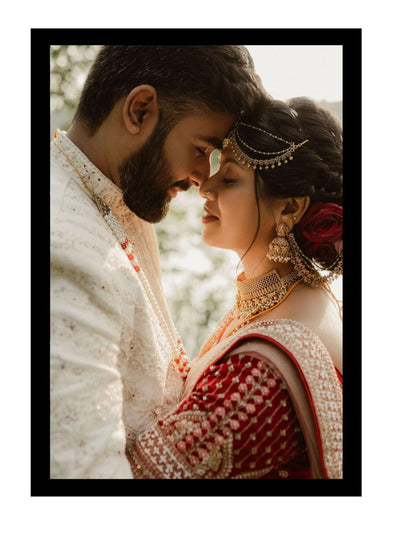 Shyam Baba Customized Photo Collage Frame, A4 Size 8x12 Inches, Wall Mountable Picture Display (12)
