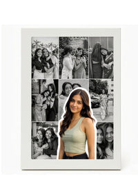 White Collage Frame