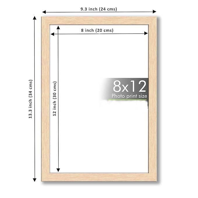Shyam Baba Customized Photo Collage Frame, A4 Size 8x12 Inches, Wall Mountable Picture Display - back view (22)