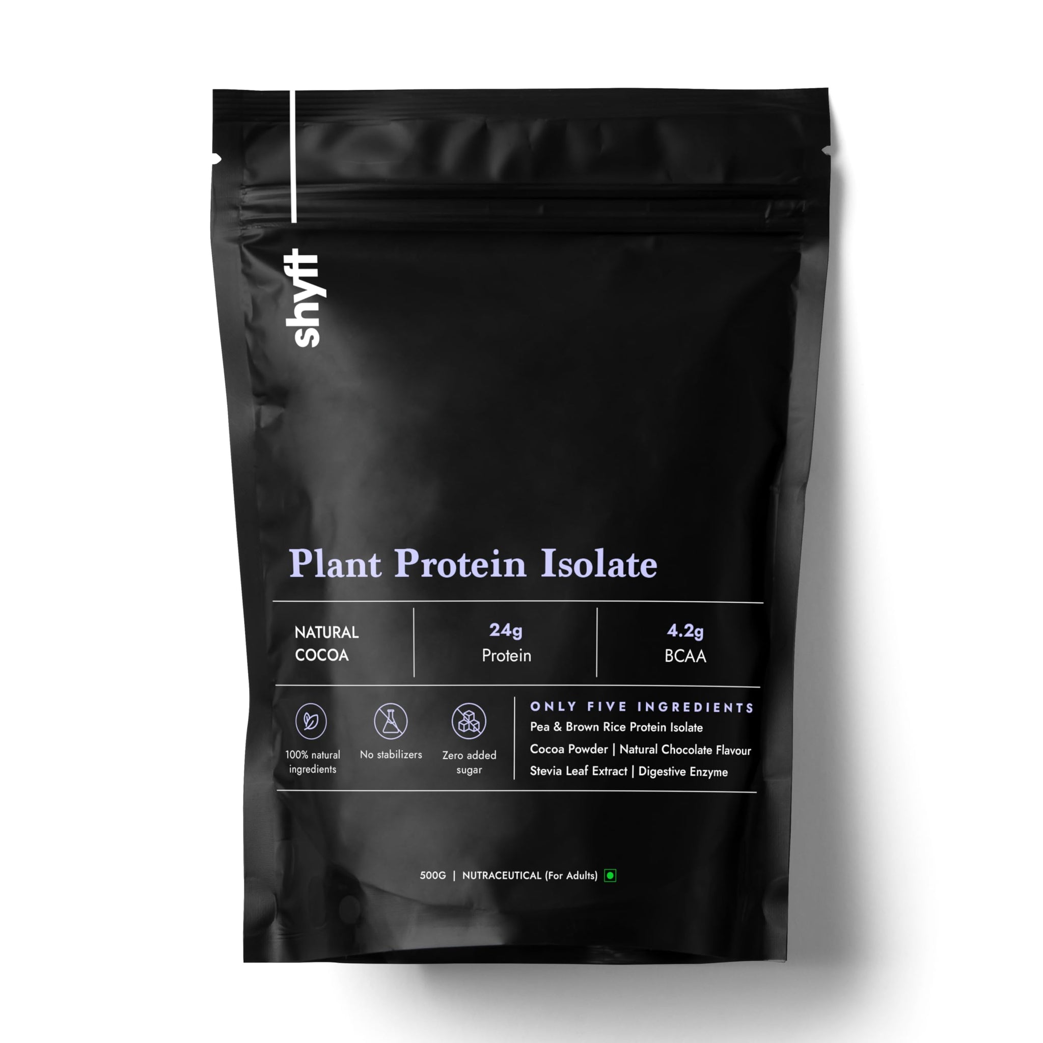 Shyft Plant Protein Isolate Pea Rice Powder, 24g Protein, 4.2g BCAA, No Added Sugar (13)