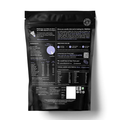Shyft Plant Protein Isolate Pea Rice Powder, 24g Protein, 4.2g BCAA, No Added Sugar - front view (14)