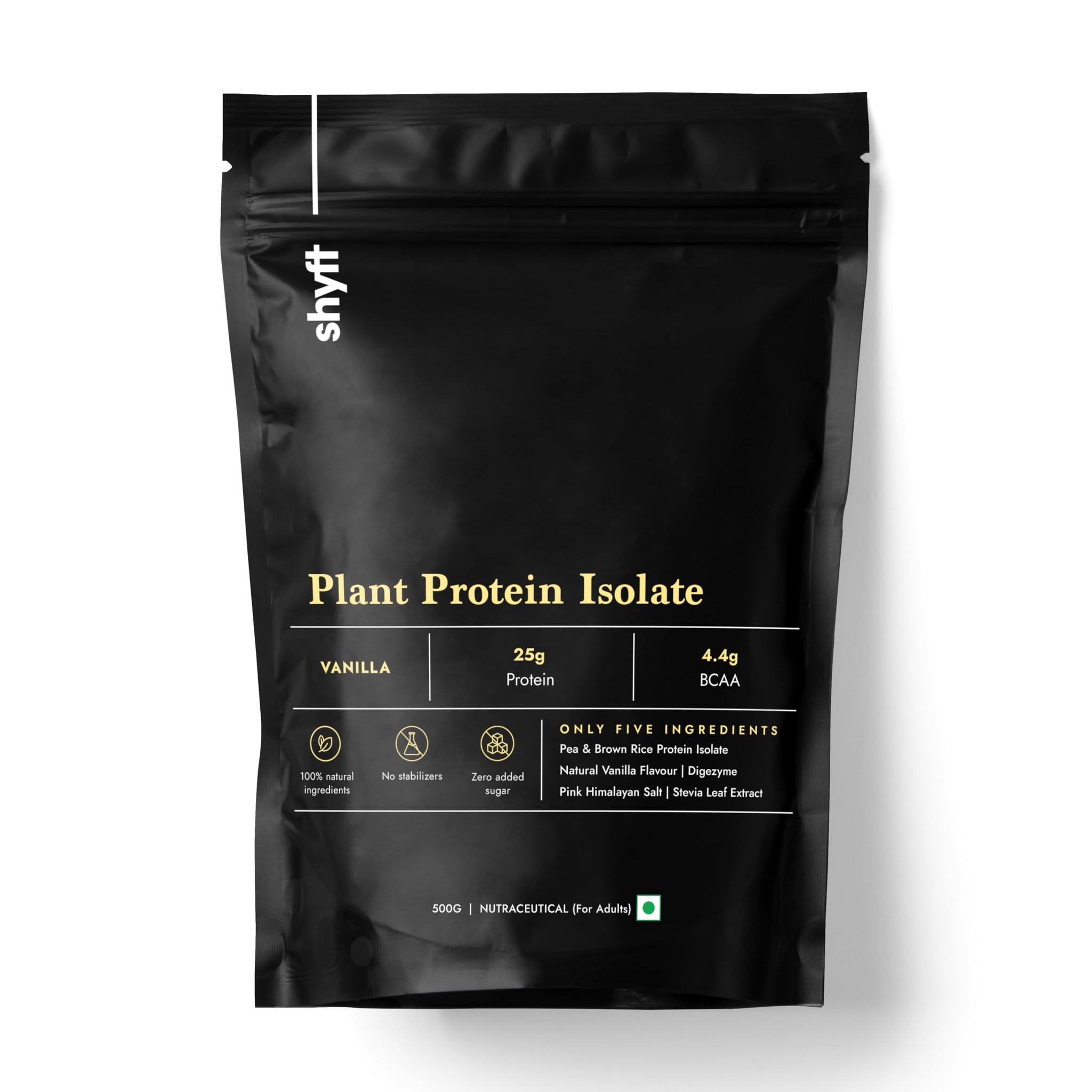 Shyft Plant Protein Isolate Pea Rice Powder, 24g Protein, 4.2g BCAA, No Added Sugar (46)