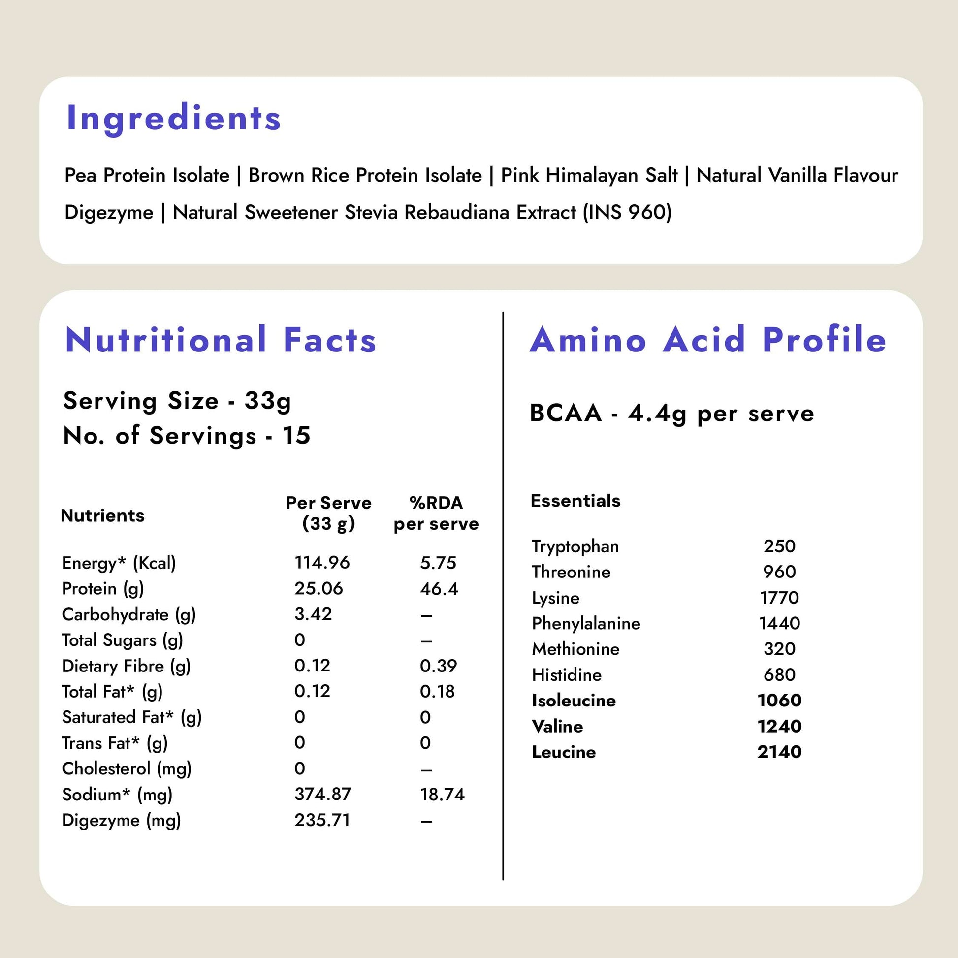 Shyft Plant Protein Isolate Pea Rice Powder, 24g Protein, 4.2g BCAA, No Added Sugar - close-up detail (52)