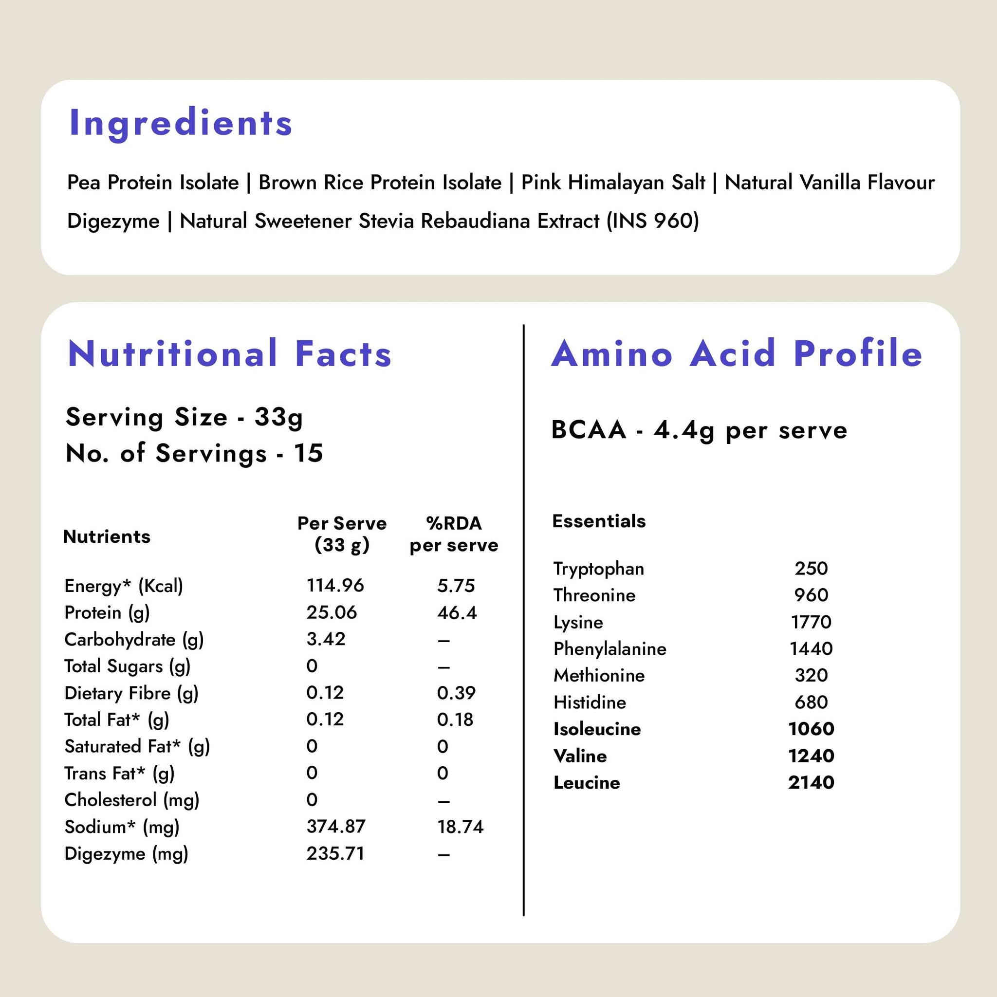 Shyft Plant Protein Isolate Pea Rice Powder, 24g Protein, 4.2g BCAA, No Added Sugar - close-up detail (52)