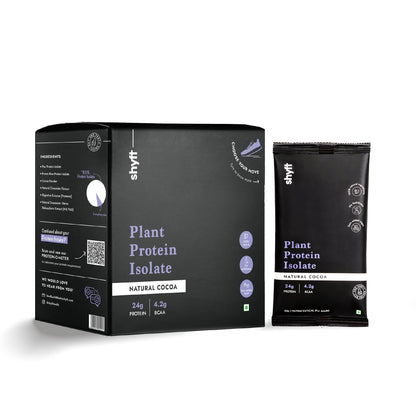 Shyft Plant Protein Isolate Pea Rice Powder, 24g Protein, 4.2g BCAA, No Added Sugar (6)