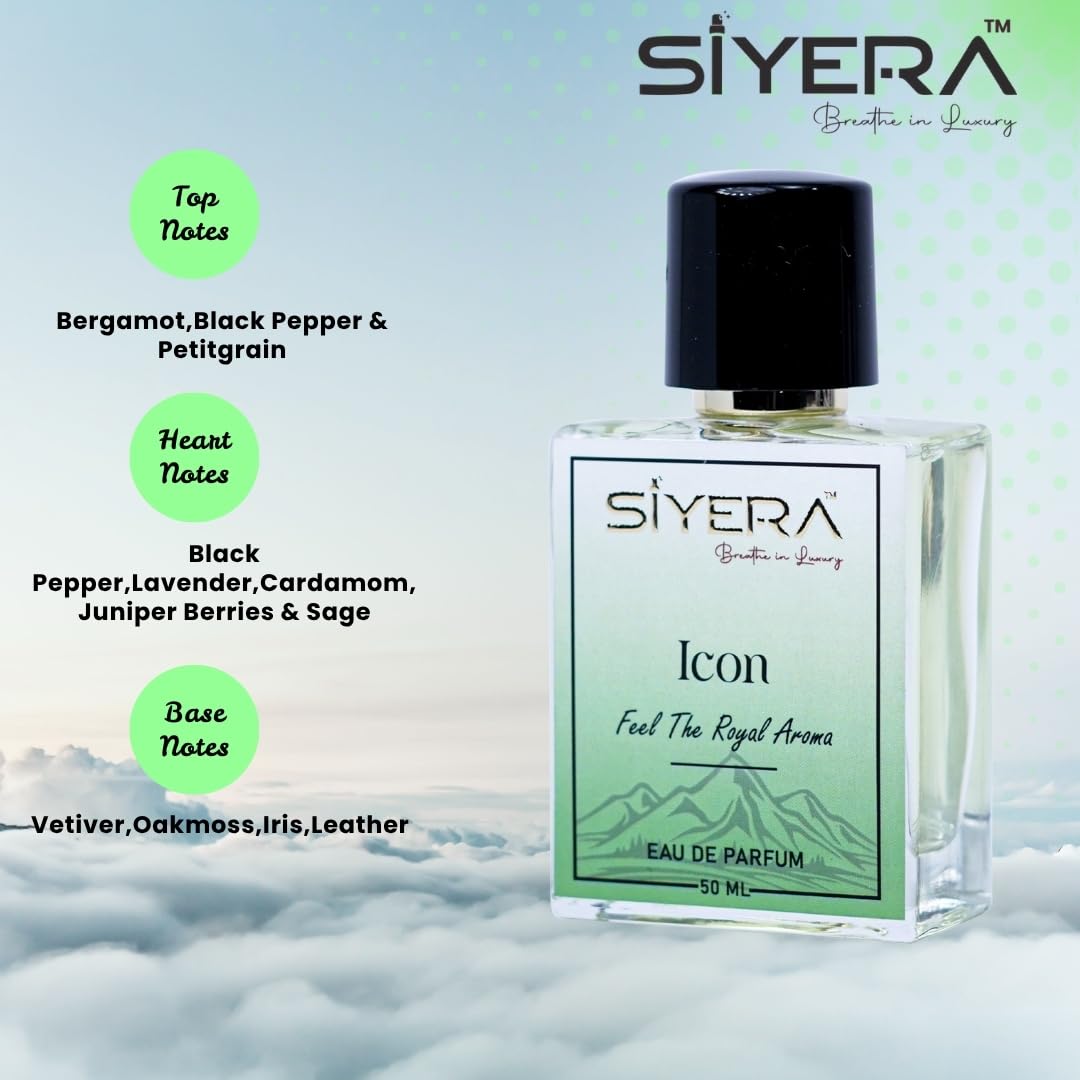 Siyera breathe in Icon Eau de Parfum - Unisex Woody & Spicy Fragrance for Men and Women - back view (12)