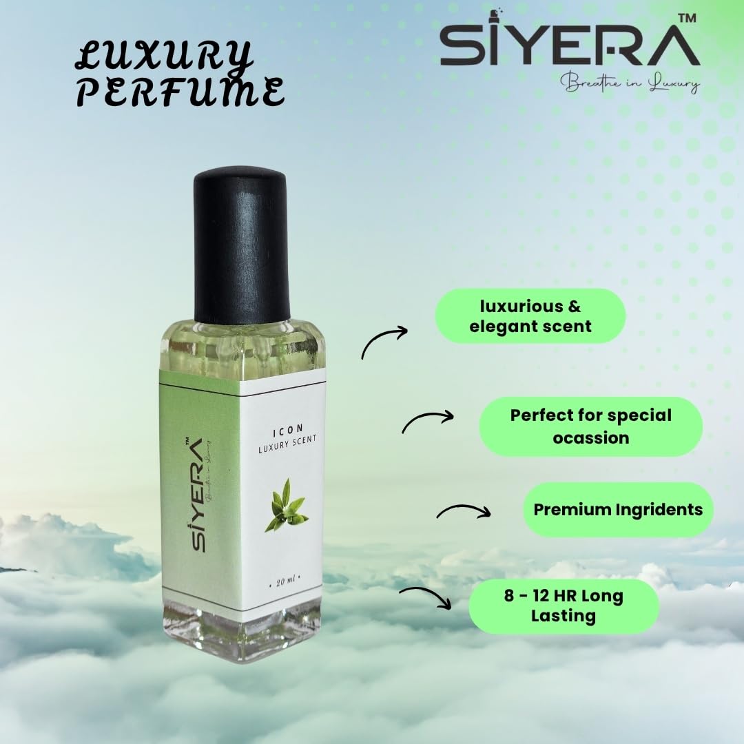 Siyera breathe in Icon Eau de Parfum - Unisex Woody & Spicy Fragrance for Men and Women - ingredients panel