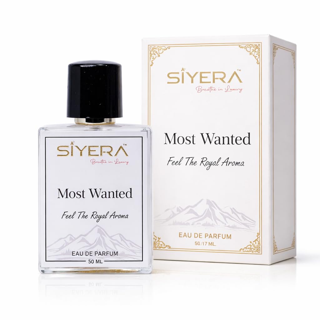 siyera breathe in Most Wanted Eau De Parfum 50ml Unisex Long Lasting Spray