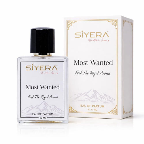 siyera breathe in Most Wanted Eau De Parfum 50ml Unisex Long Lasting Spray