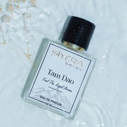 SIYERA Tam Dao Eau de Parfum, Woody Sandalwood Unisex Fragrance, Long Lasting Perfume - close-up detail