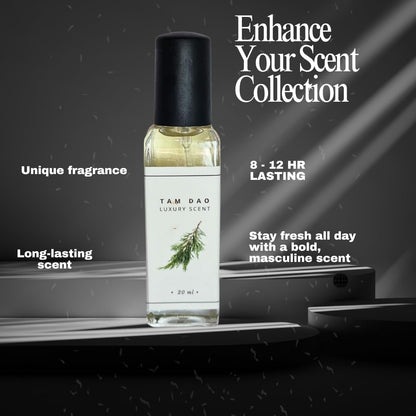 SIYERA Tam Dao Eau de Parfum, Woody Sandalwood Unisex Fragrance, Long Lasting Perfume - packaging