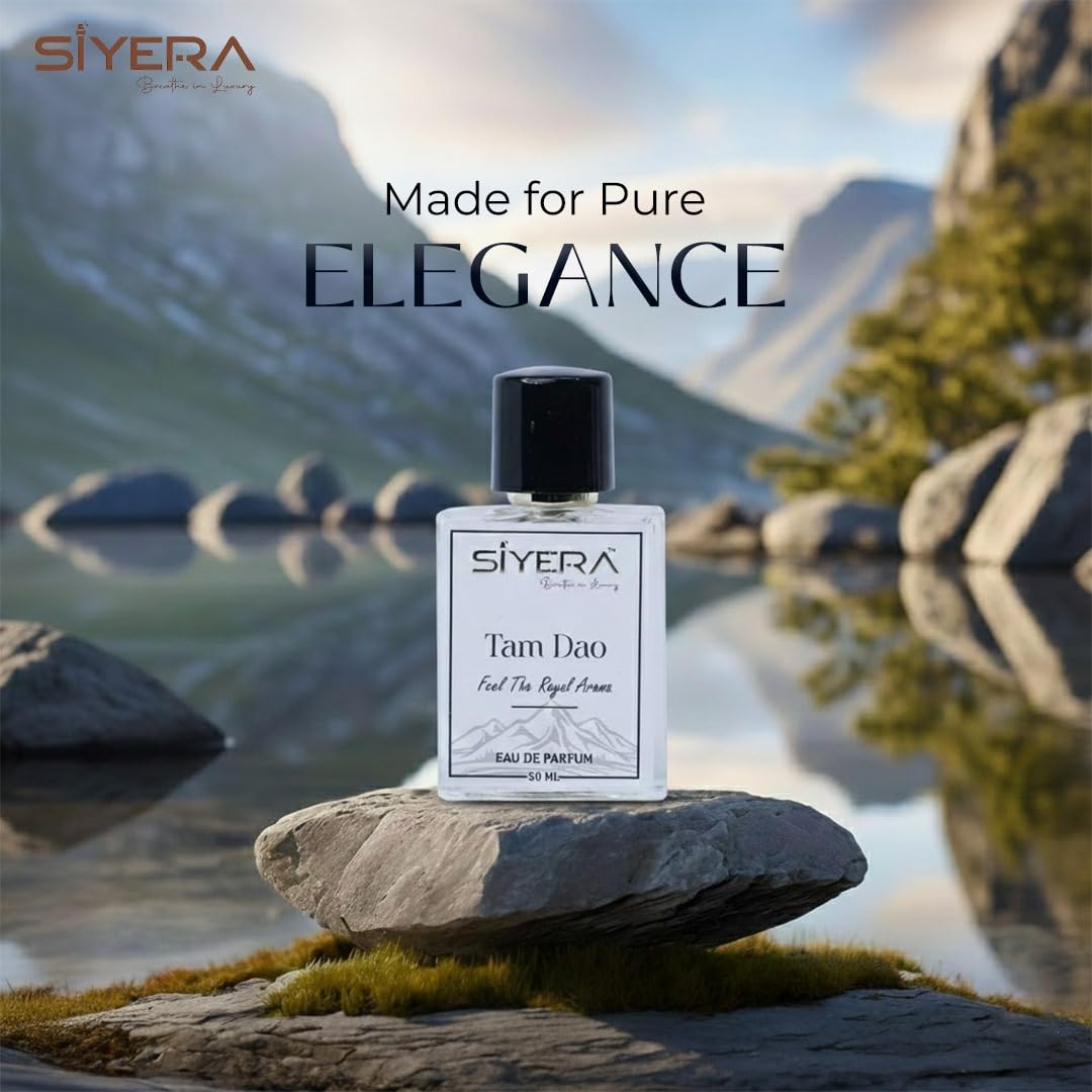 SIYERA Tam Dao Eau de Parfum, Woody Sandalwood Unisex Fragrance, Long Lasting Perfume - back view (9)