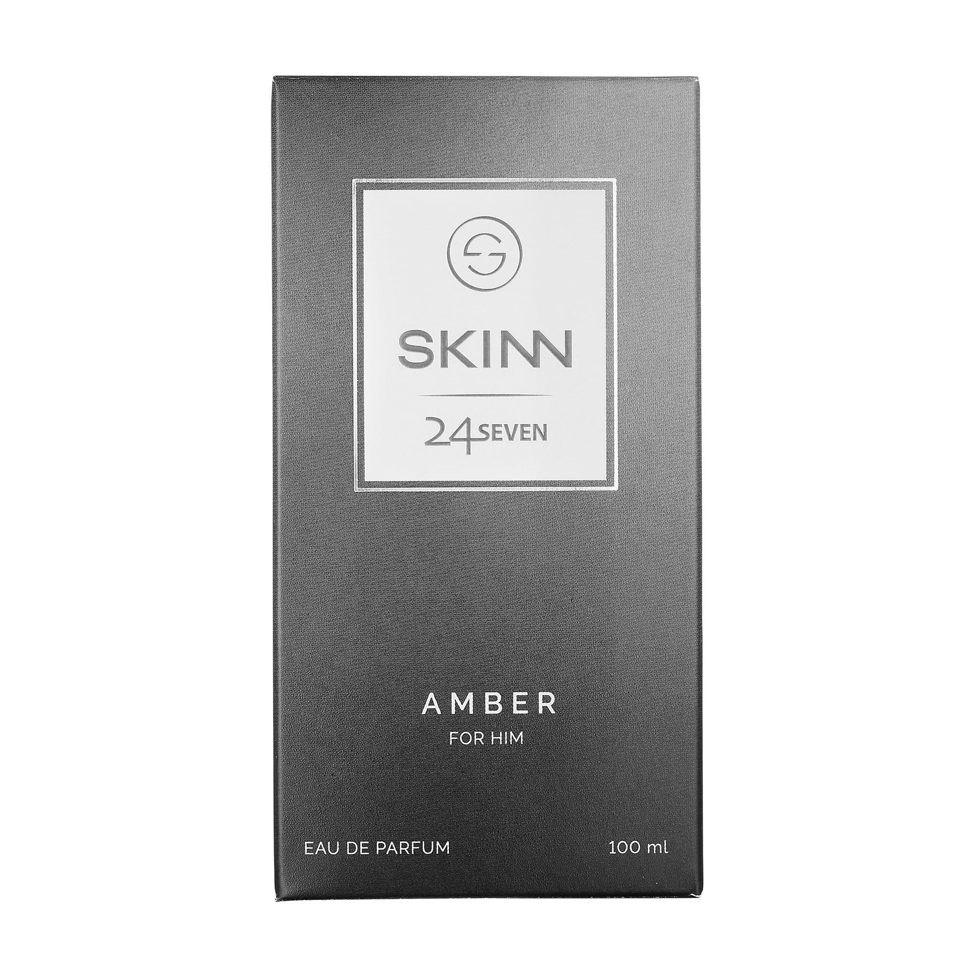 Skinn By Titan 24 Seven Modern Unisex Amber Eau de Parfum, Adult Fragrance, 1 Count - ingredients panel