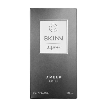 Skinn By Titan 24 Seven Modern Unisex Amber Eau de Parfum, Adult Fragrance, 1 Count - ingredients panel
