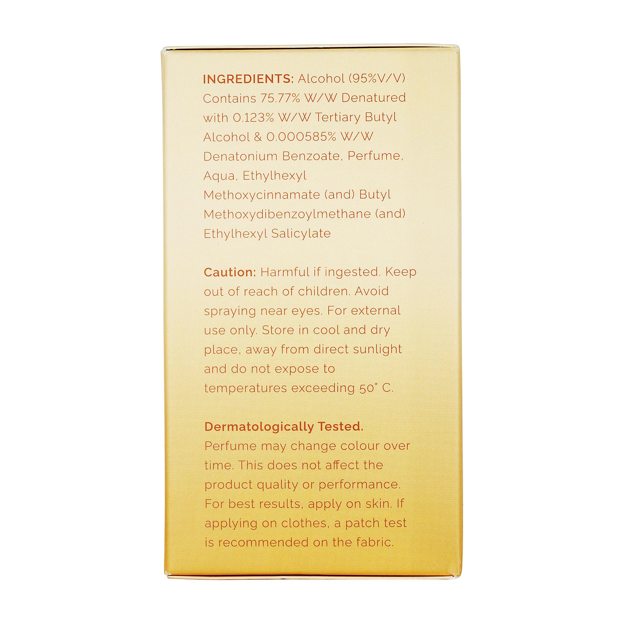 Skinn By Titan 24Seven Caramel Eau De Parfum for Women, 100ml, Modern Fragrance - in use