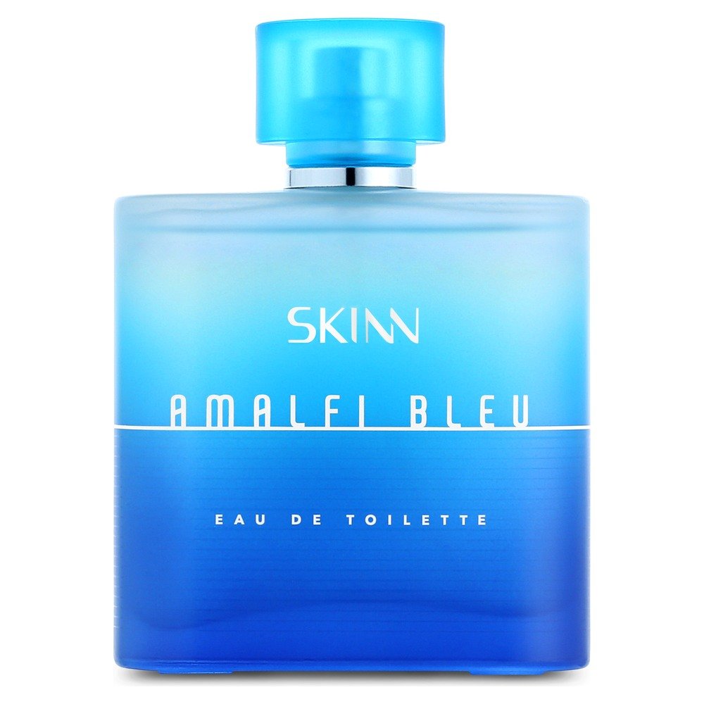 Skinn By Titan Amalfi Bleu Eau de Toilette for Men, Mediterranean Inspired Modern Fragrance, IFRA Certified - front view
