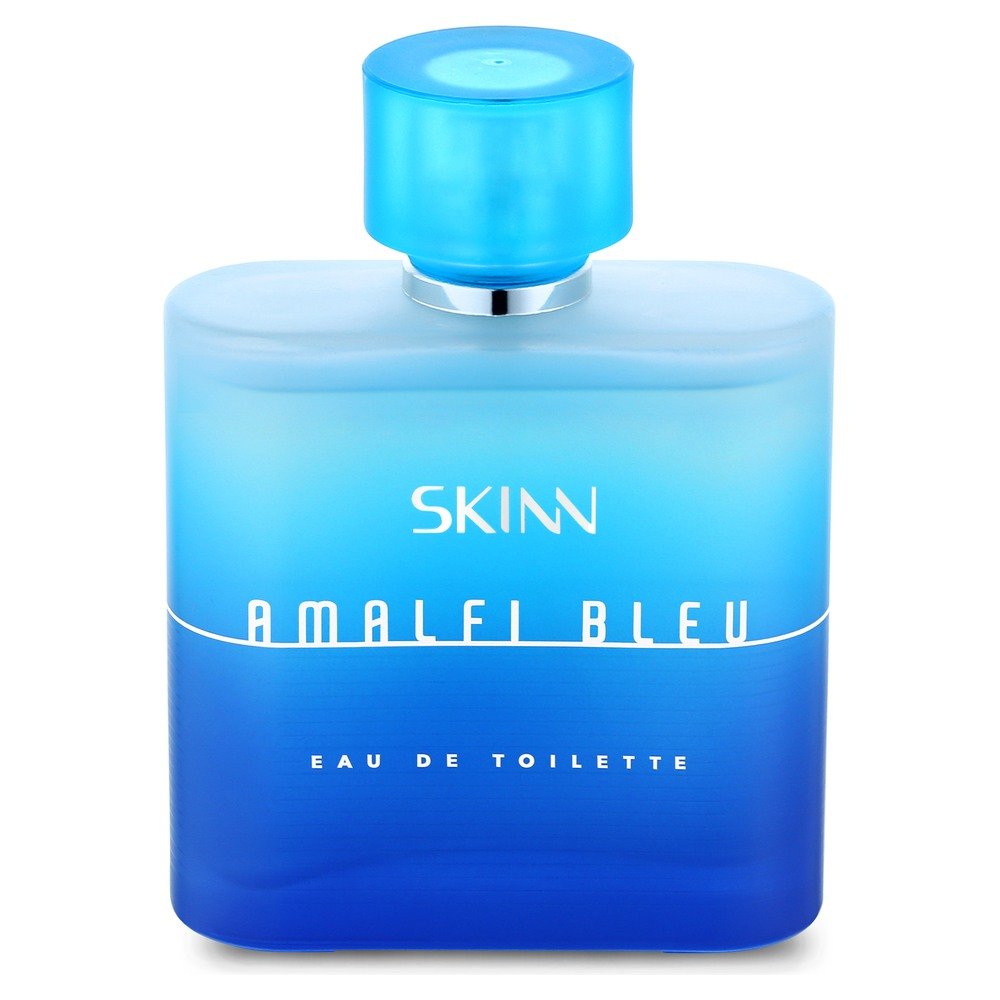 Skinn By Titan Amalfi Bleu Eau de Toilette for Men, Mediterranean Inspired Modern Fragrance, IFRA Certified - back view