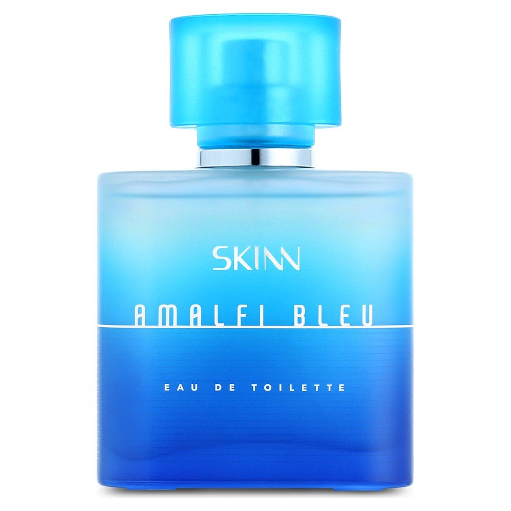 Skinn By Titan Amalfi Bleu Eau de Toilette for Men, Mediterranean Inspired Modern Fragrance, IFRA Certified - front view (6)