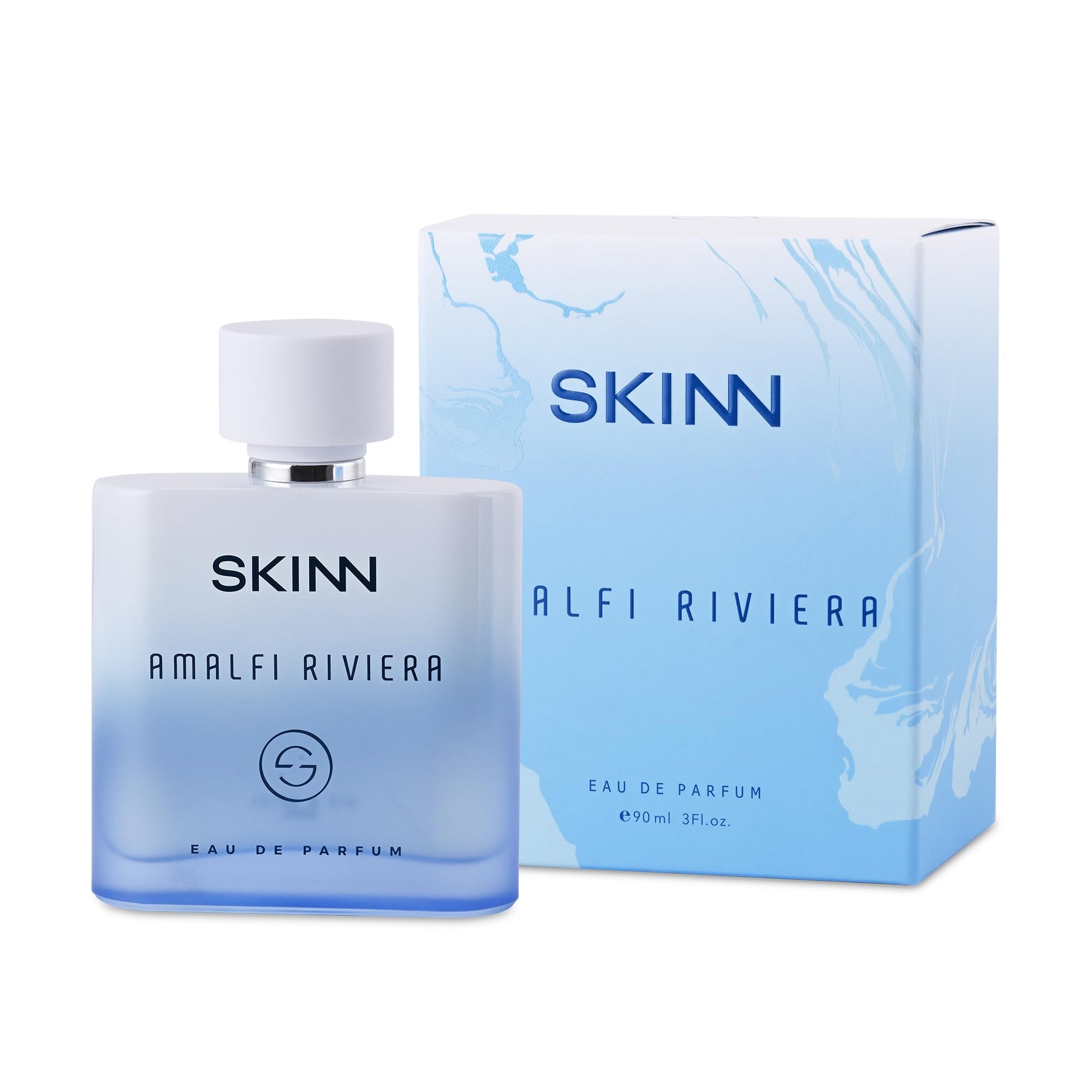 Skinn By Titan Amalfi Riviera Eau de Parfum, 90ml, Unisex, Citrus-Marine Fragrance
