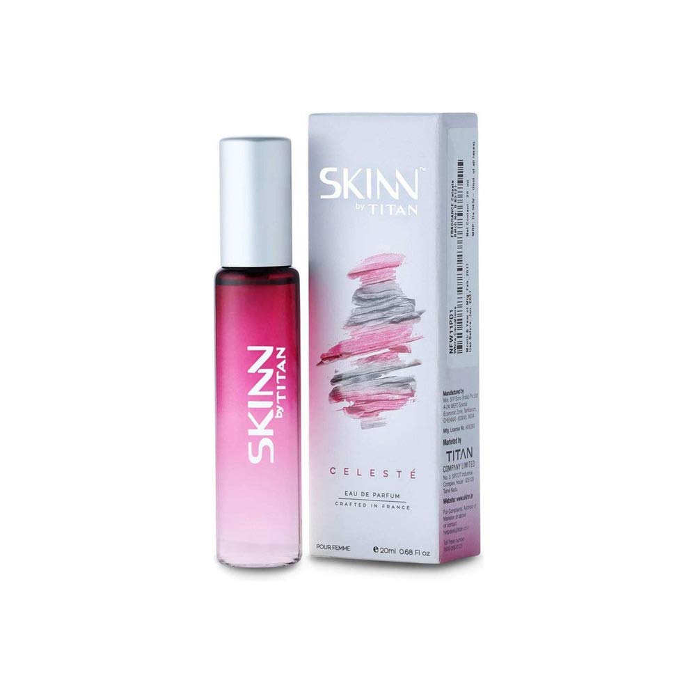 Skinn By Titan Celeste Eau De Parfum, 20 ml, Modern Fragrance for Women