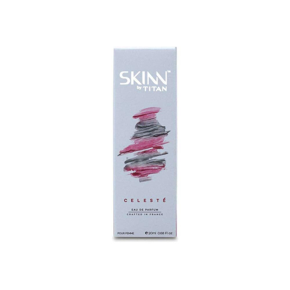 Skinn By Titan Celeste Eau De Parfum, 20 ml, Modern Fragrance for Women - back view