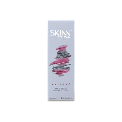 Skinn By Titan Celeste Eau De Parfum, 20 ml, Modern Fragrance for Women - back view