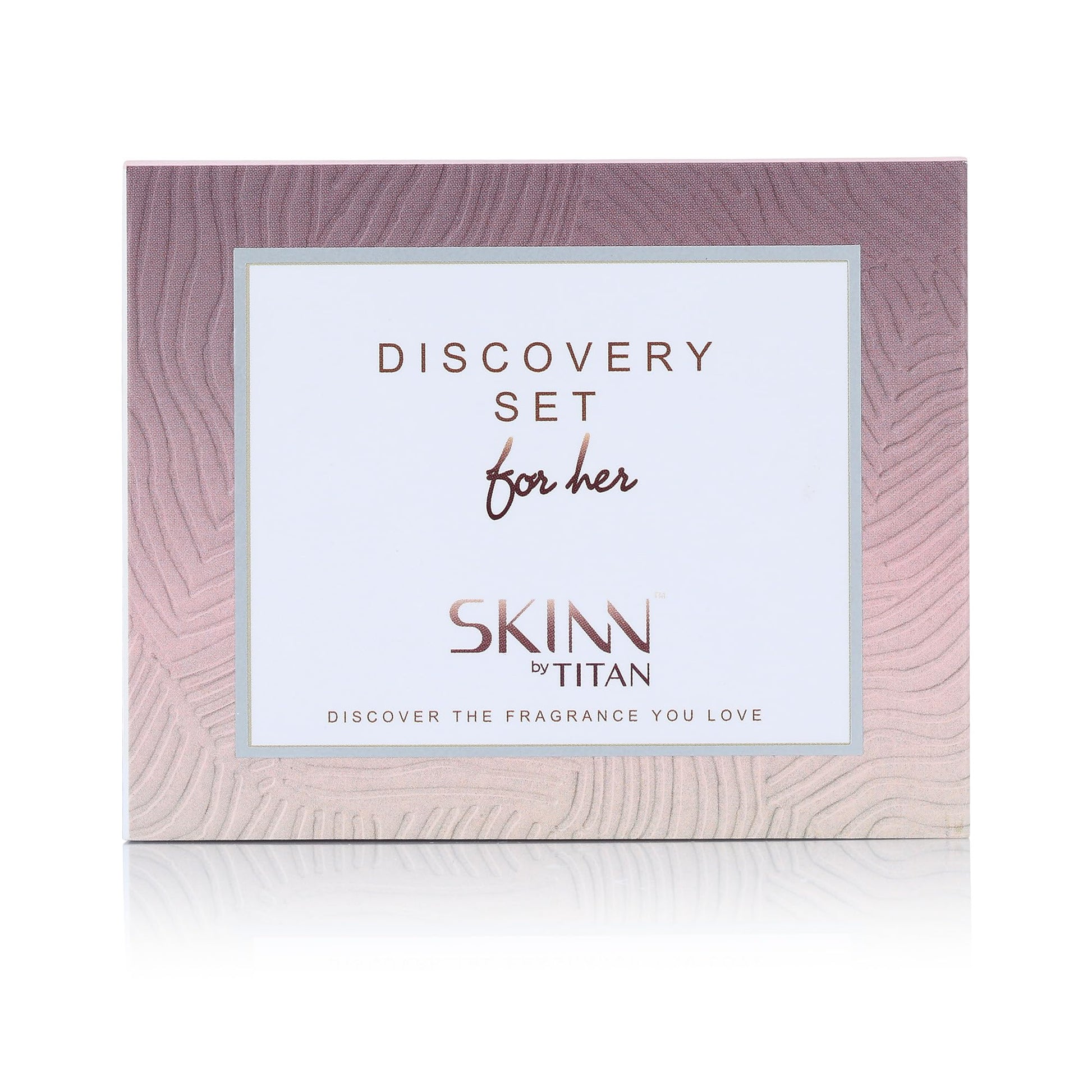Skinn By Titan Discovery Kit of 5 Eau de Parfum Minis, 2 ml Each, Celeste Nude Sheer Pristine Amalfi Bleu, Women Gift Set - f