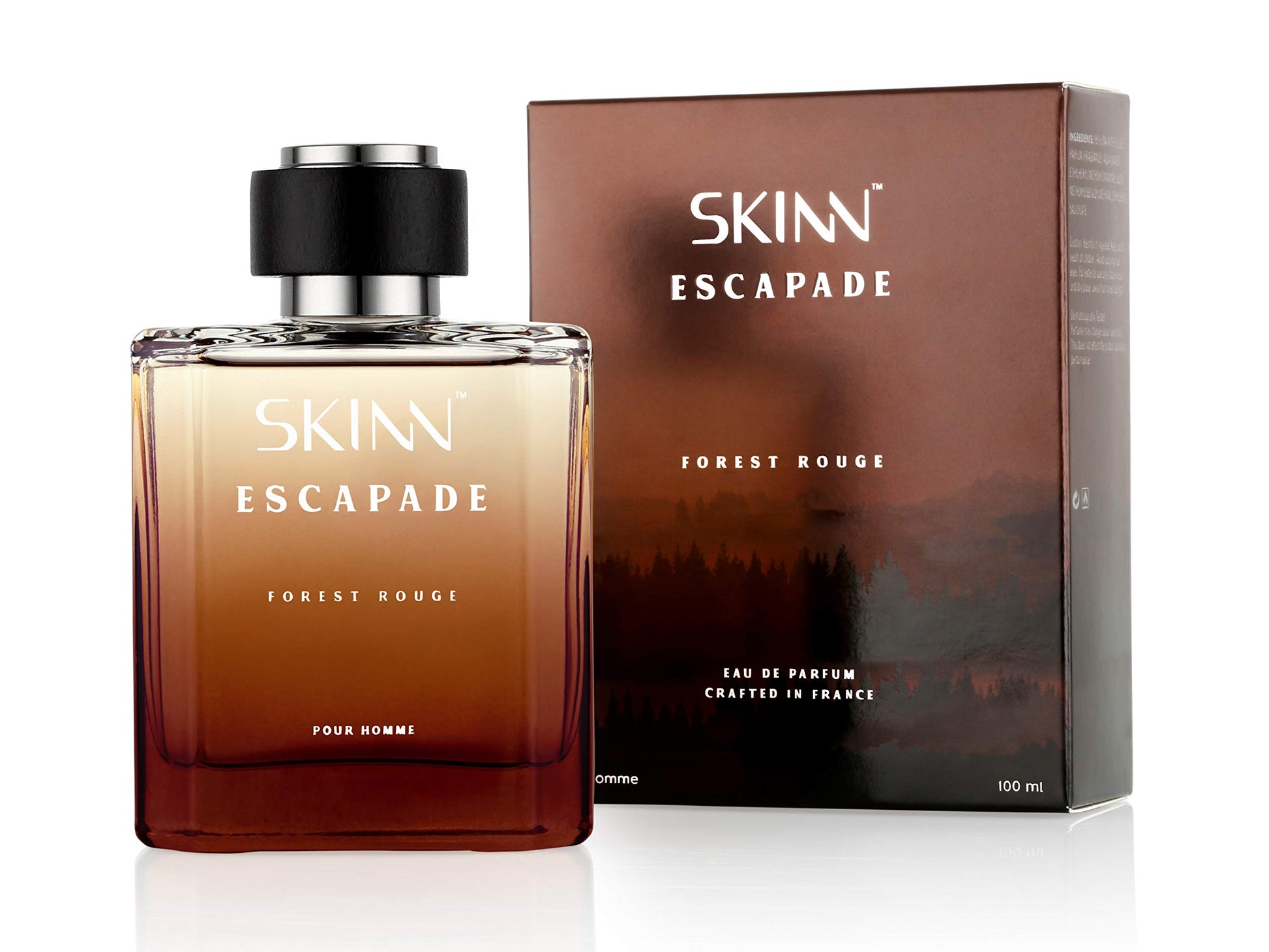 Skinn By Titan Escapade Forest Rouge Eau de Parfum, 100ml, Woody Fragrance for Men